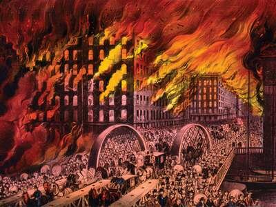 "The Great Chicago Fire" (1871)