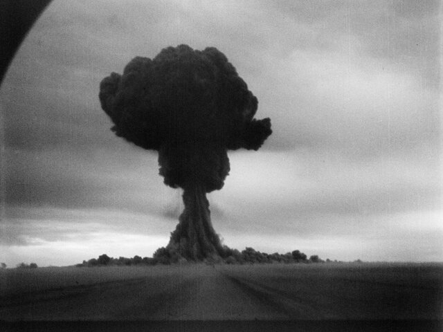 First Soviet bomb test
