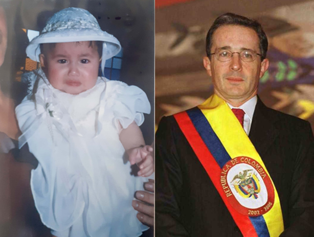 My Baptism / Álvaro Uribe president of Colombia