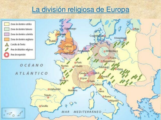 División religiosa de Europa.