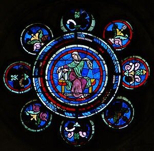 El principio de la estetica de la luz en el arte gotico