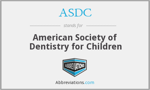 American Society of Dentistry for Children.