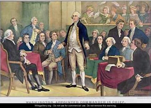 George Washington named Commander in Chief