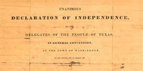 Declaración de la independencia de Texas