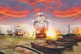 Inicio del bloqueo Rosista al puerto de Montevideo