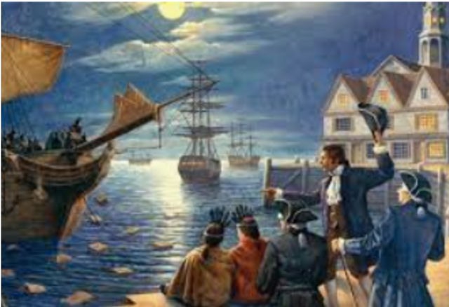 The Boston tea party