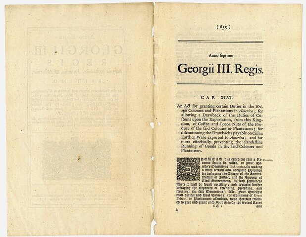 The Townshend Revenue Act