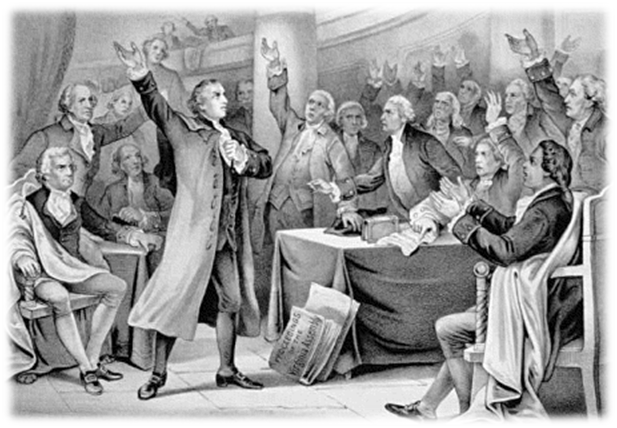 Patrick Henry’s “Give me Liberty or give me Death” speech