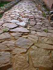 Invección de carretera de calzada romana