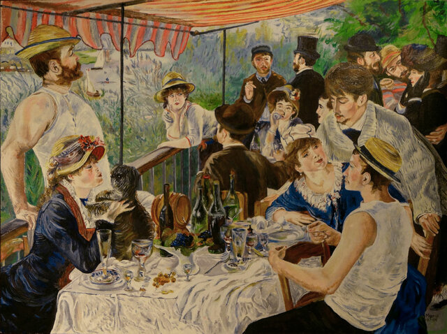El dinar dels remers - Pierre-Auguste Renoir
