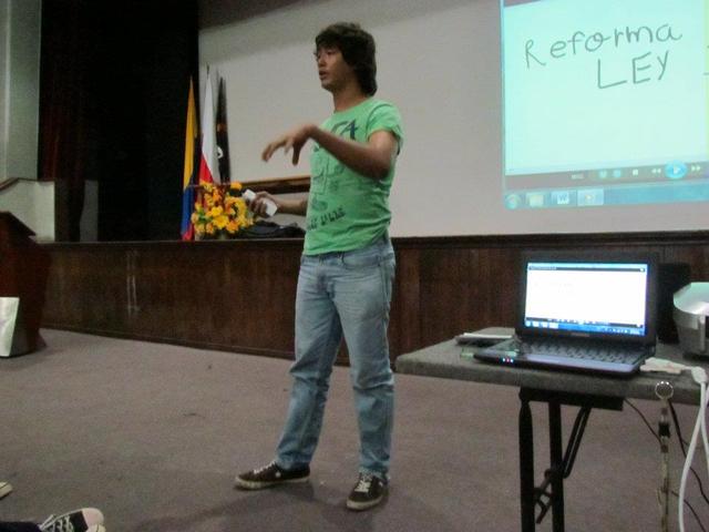 Asamblea informativa y académica.