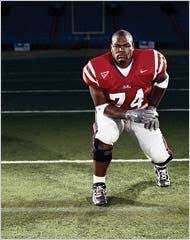 Oher goes to college