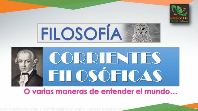 Corrientes Filosofícas