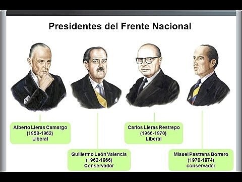 Presidentes del frente nacional