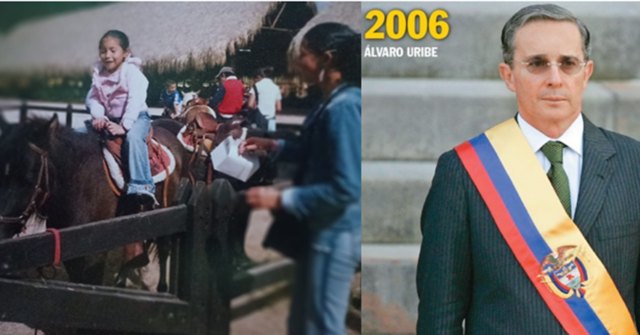 Walk to panaca / Álvaro Uribe is reelected