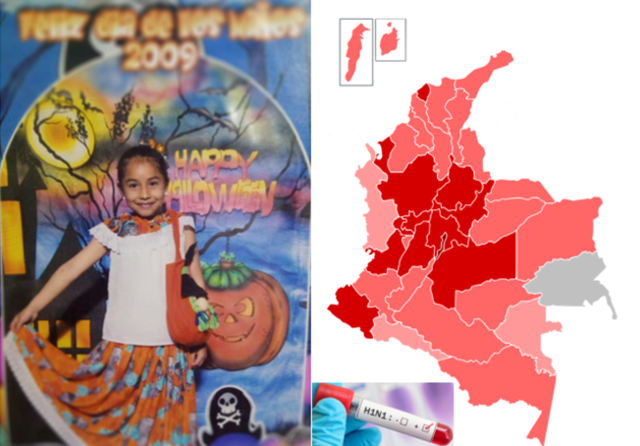 Halloween / AH1N1 Flu Virus in Colombia.