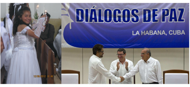 My first communion / Peace dialogues between the Government and the FARC