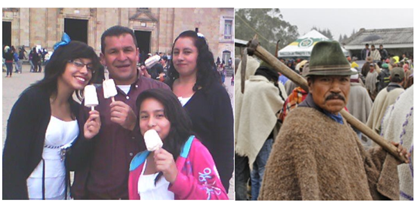 Walk through the cathedral of Zipaquira / National agrarian strike in Colombia
