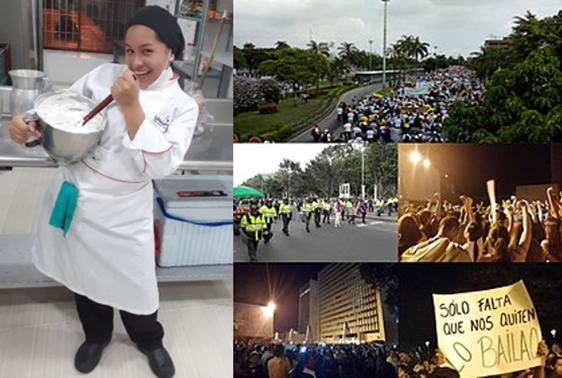 University. / National strike