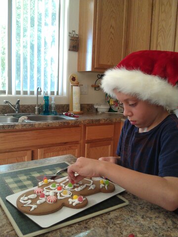 Language- First time making gingerbread