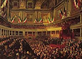 Il parlamento del Regno d'Italia si riunisce per la prima volta.