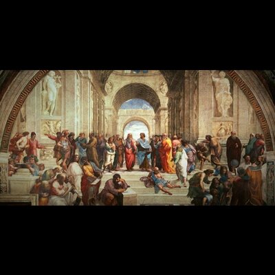 Timeline: FILOSOFOS DE LA ESCULA DE ATENAS