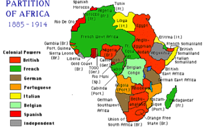 1884- Colonización de África