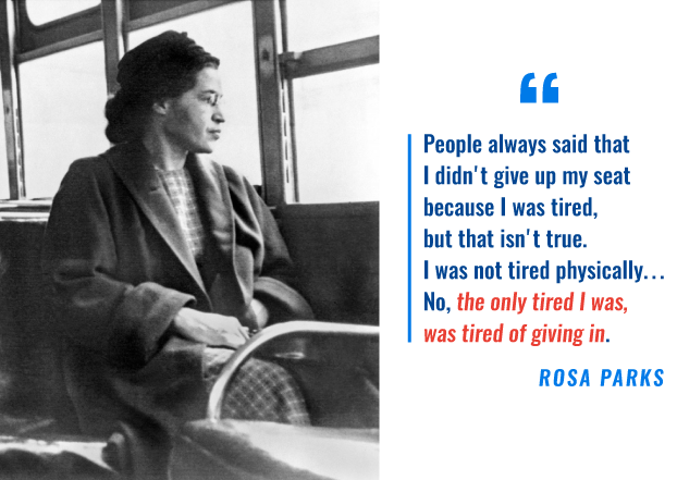 Rosa Parks and the montgomery bus boycott