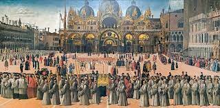 Bellini e la sua "Processione in piazza San Marco"