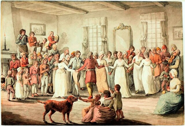 Arrivé de la première famille française