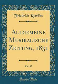 Allgemeine musikalische Zeitung