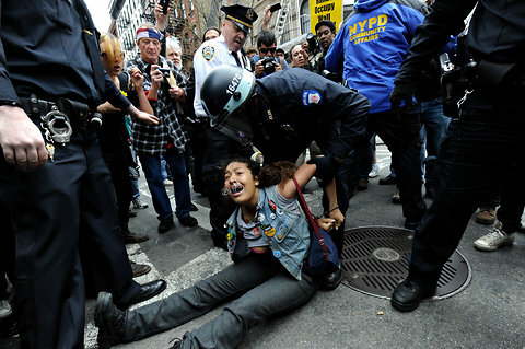 Sgombero Zuccotti park