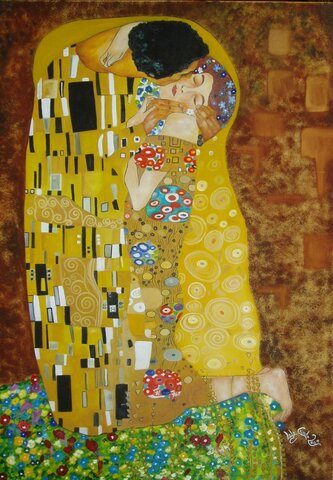 El Petó, Gustavo Klimt
