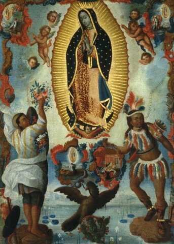 Veneración de la Virgen Maria