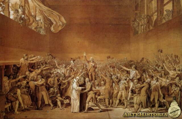 Juramento en el Salón de Juego de la Pelota