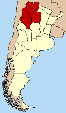 Catamarca, Salta, Jujuy y La Rioja