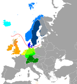 Germanic languages ​​in the United Kingdom