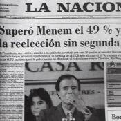 Reelección de Menem
