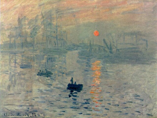 Sol ixent. Impressió, CLAUDE MONET