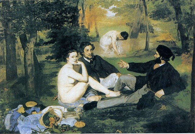 Dinar campestre, ÉDOUARD MANET