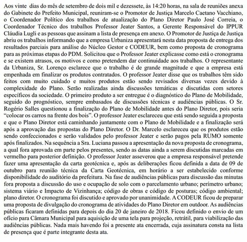 Reunião Apresentação Cronograma