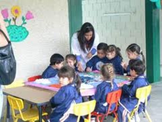 Mi primer dia en parvulitos.