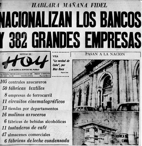 tratados comerciales de cuba 1960