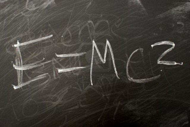 Albert Einstein's Theory of Relativity is born, equation E=mc^2