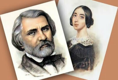 Iván Turguéniev y Paulina Viardot.