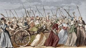 Marcha de las mujeres hacia Versalles.