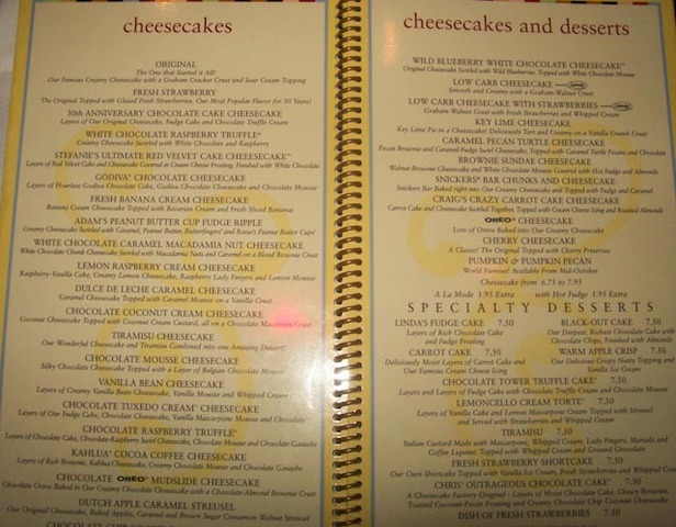 Official Menu