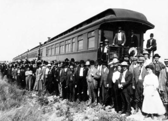 Première ligne transcontinentale du chemin de fer