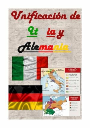 Los procesos de unificación de Alemainia e Italia