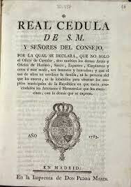 DECRETO DE 1783